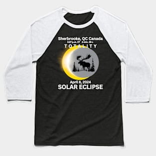 Solar Eclipse 2024 Canada Baseball T-Shirt